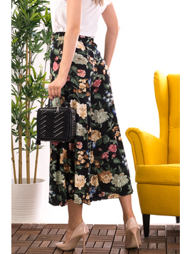 Pantaloni Dama Elastici Doeva Negru si Kaki